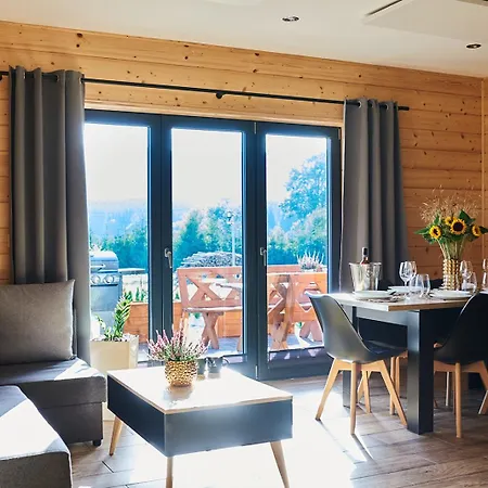 샬레 Osada Orlica Klimatyczne Z Widokiem Na Gory I Termalnym Sauna Jacuzzi 4 Km Od Zieleniec Arena Lasowka