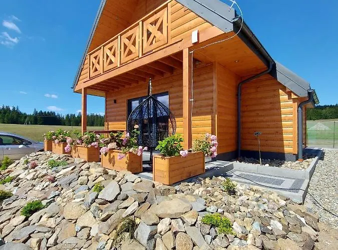 Chalet Osada Orlica Klimatyczne Z Widokiem Na Gory I Termalnym Sauna Jacuzzi 4 Km Od Zieleniec Arena Lasowka
